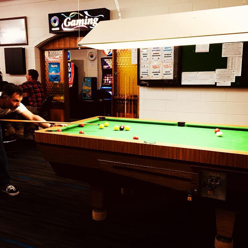 Pool Table at St Helens RSL